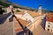 Dubrovnik walls and Stradun street view