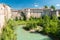 The `Ducal Palace` of Urbania Pesaro-Urbino, Marche, Italy over the river Metauro