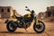 Ducati scrambler motorcycle Generative AI