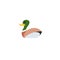 Duck body icon illustration emoji