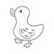 A Duck Colorless