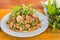 Duck mince with spicy taste, Thai food