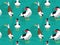 Duck Muscovy Cartoon Seamless Wallpaper