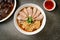 Duck noodles with stewed duck soup