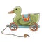 Duck Pull Wooden Toy