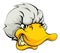 Duck sports mascot