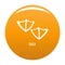 Duck step icon orange