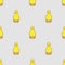 Duckling Pixel art Pattern seamless . little duck 8 bit Background. pixelated Vector texture