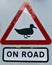 Ducks on Road Warning Sign