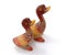 Ducks teak wood carving handmade from Thailand .