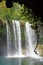 Duden waterfalls carve through karst