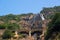 Dudhsagar waterfall and railroad bridge