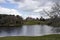 Dudmaston Hall viewed across lake