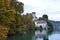 Duingt Castle on the shores of Annecy Lake in France