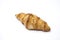 Dukan Diet. Fresh delicious croissant at Dukan Diet on a white background.