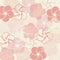 Dull color plum blossom background