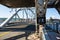 Duluth Aerial lift bridge and a sidewalk for pedestrians