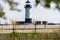 Duluth Harbor North Breakwater Lighthouse on Lake Superior in Canal Park