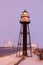 Duluth Harbor South Breakwater Inner Lighthouse during snow storm