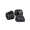 Dumbbell adjustable disc isolated vector. realistic fitness weight equipment. Scalable editable illustration. Gym and body