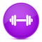 Dumbbell aesthetic glossy purple round button abstract