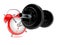 Dumbbell with alarm clock