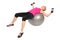 Dumbbell Chest Fly on Stability Fitness Ball Exercise