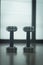 Dumbbell gym metal weights in gym health club