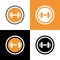 Dumbbell icon design, exercise dumbell symbol, workout vector icon