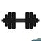 Dumbbell vector icon