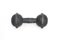 Dumbbell, white background, exercise to lower the upper arm. Close other views. illustration