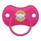 Dummy pacifier icon, cartoon style