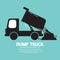 Dump Truck Carried And Unloading Loose Material