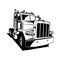 Dump truck silhoutte