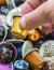 Dumped plastic and metal espresso coffee capsules environmental issue