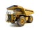 Dumper industrial truck isolated