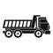 Dumper truck icon simple