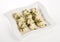 Dumplings Russian pelmeni - Italian ravioli