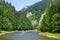 Dunajec river in Pieniny mountains, Poland