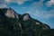 The Dunajec River in Poland. Mountains landscape