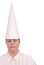 Dunce cap on Woman