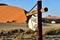 Dune 45 sign, Namibia