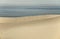 Dune and atlantic ocean in spanish coastline. Cadiz. Spain