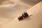 Dune buggy in a desert near Huacachina, Ica, Peru.