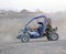 Dune Buggy in desert scene