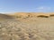 Dune in a desert. Sand land