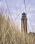 Dune grass with lighthouse in the background near Prerow, Fischland-Darss-Zingst