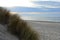 Dunes, beach and sea in Zeeland, Netherlands