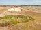 Dunes of Hatainville, sunny day in Normandy France