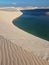 Dunes and lake - Santo Amaro, LenÃ§ois Maranhenses, MaranhÃ£o, Brazil.